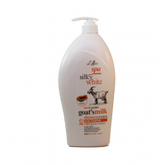 L'affair Spa Silky White Goat Milk Shower Cream W/Papaya 42.3oz/1200ml Laffair